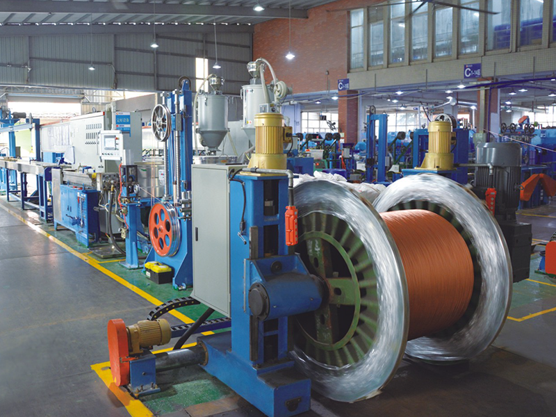 Φ90建筑用BV、BVR低壓電纜押出生產(chǎn)線